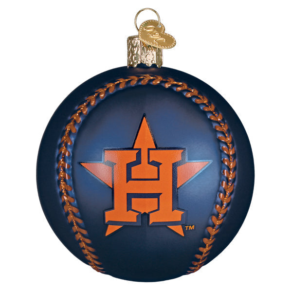 Old World Christmas: Astros Baseball Christmas Ornament