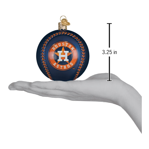Old World Christmas: Astros Baseball Christmas Ornament