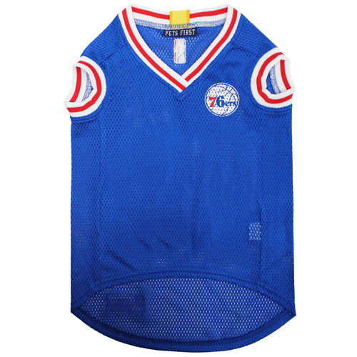Philadelphia 76ers Mesh Basketball Jersey by Pets First - HT Animal Supply