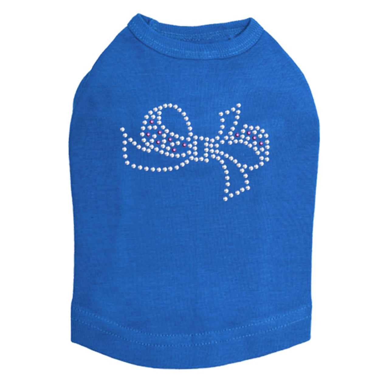 Bow (Purple & Silver) - Dog Tank