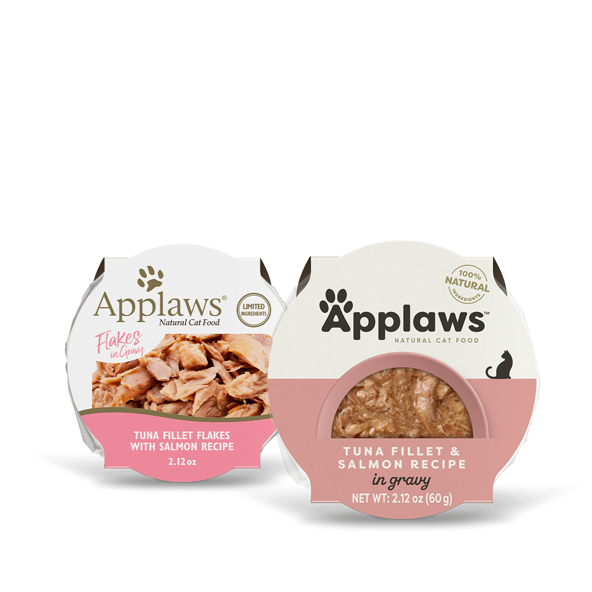 Applaws Natural Wet Cat Food Tuna Fillet & Salmon Recipe in Gravy (2.12oz)