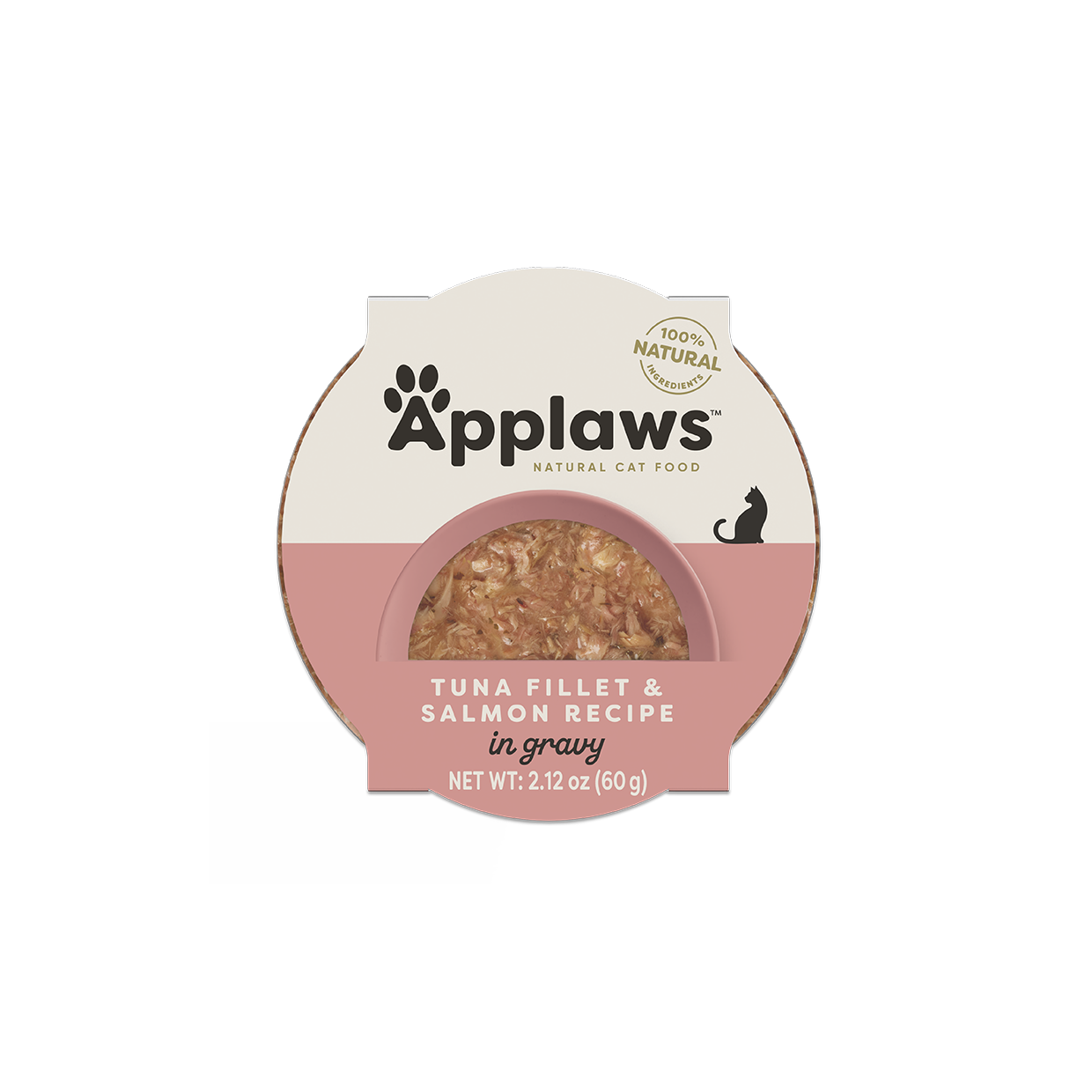 Applaws Natural Wet Cat Food Tuna Fillet & Salmon Recipe in Gravy (2.12oz)