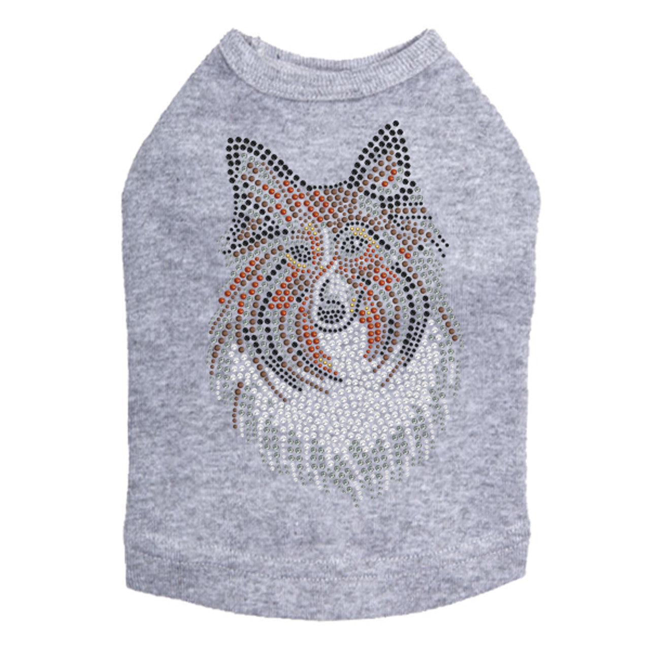 Sheltie Face (Tri Color) - Dog Tank