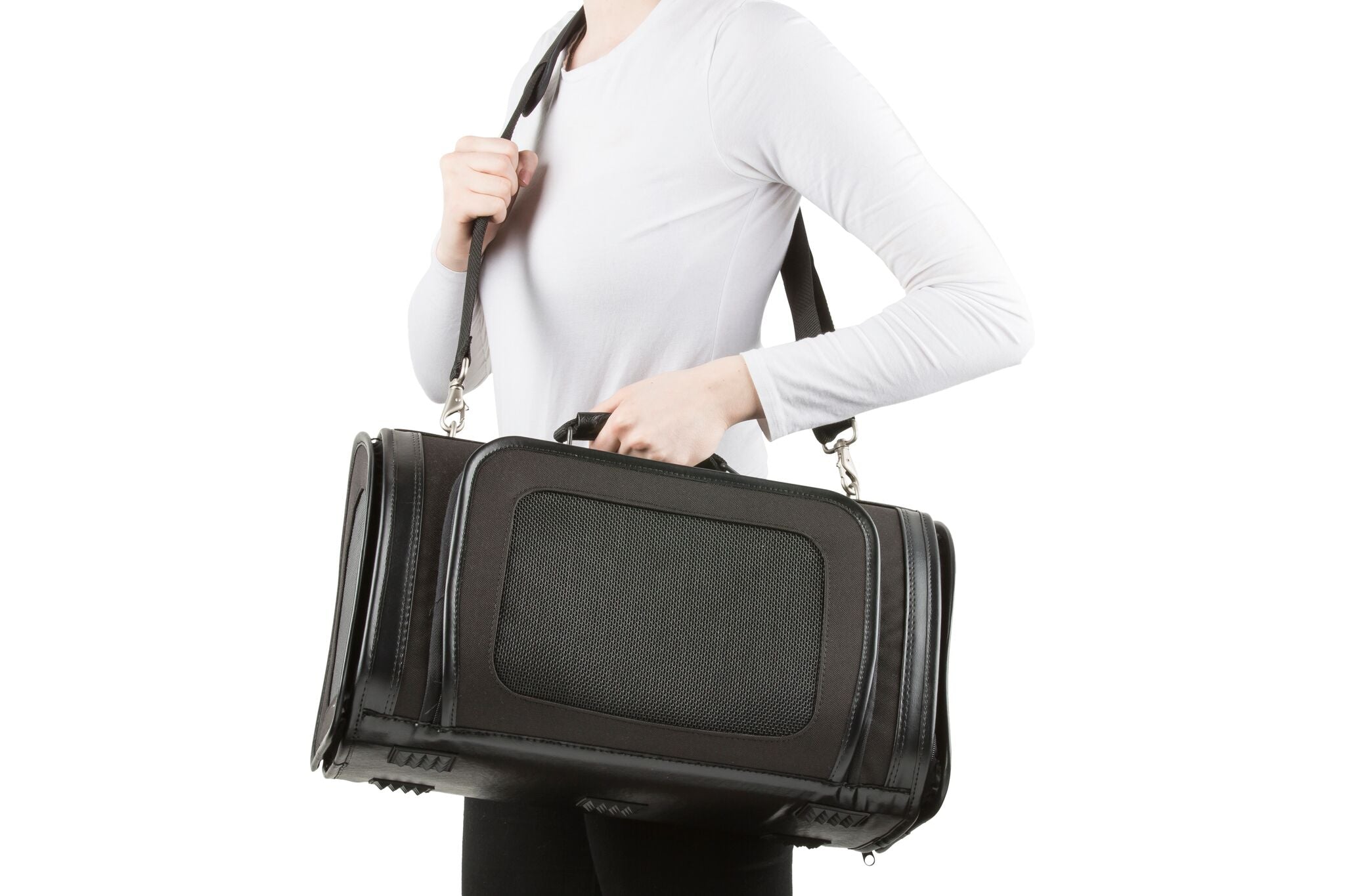 Kelle Black Pet Carrier