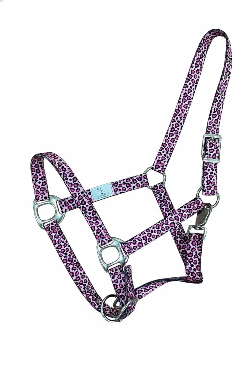 Catty Cowgirl Quick Release Nylon Horse Halter | HT Animal Supply