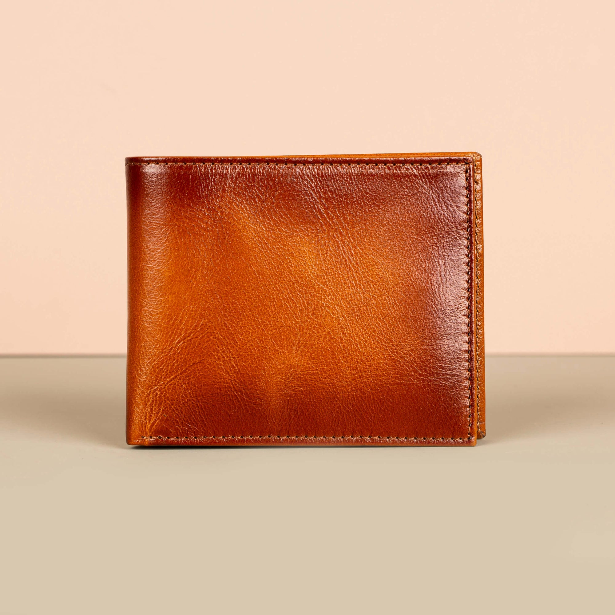 Classic Leather Bifold Wallet Dark Brown Los Angeles