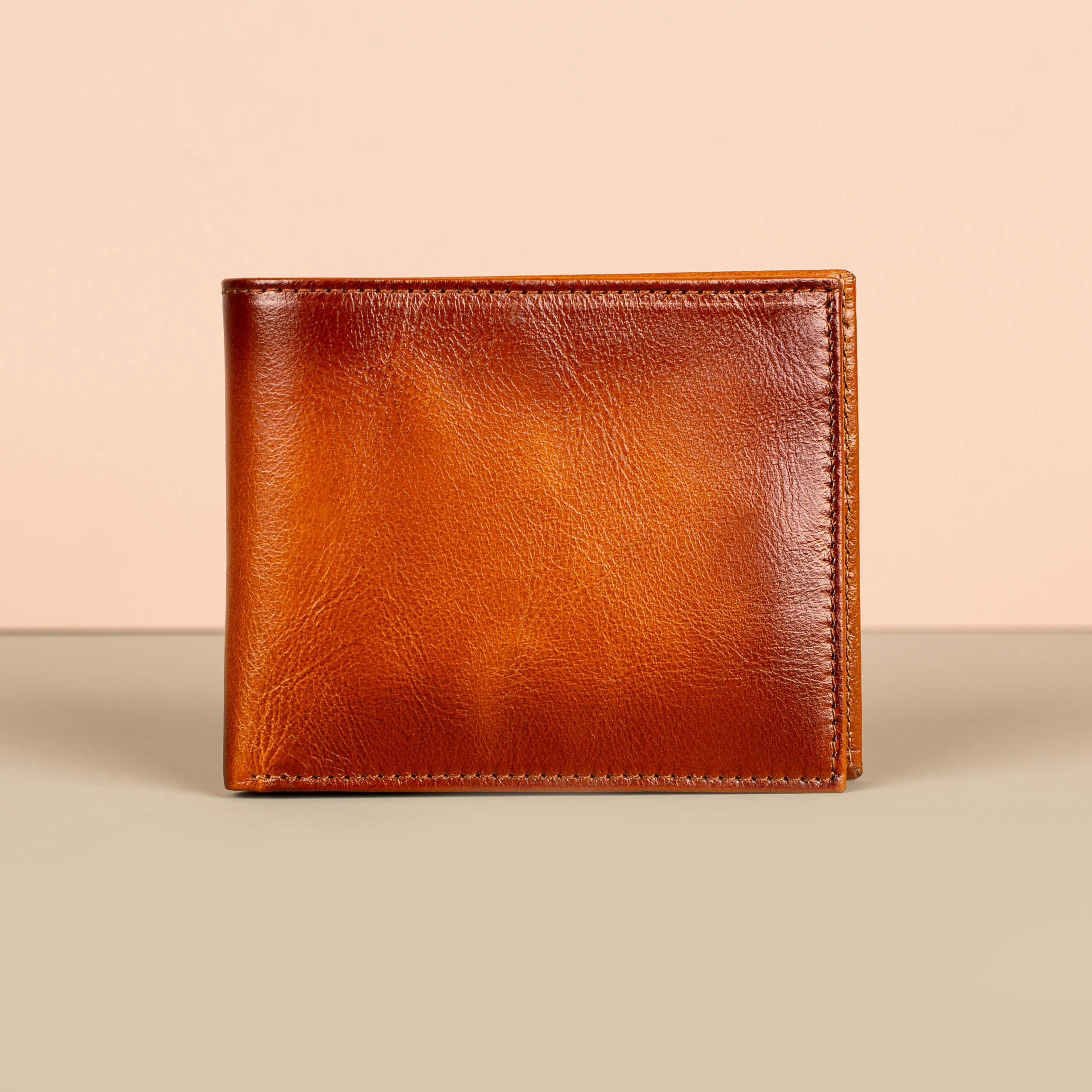 Classic Leather Bifold Wallet Dark Brown Los Angeles