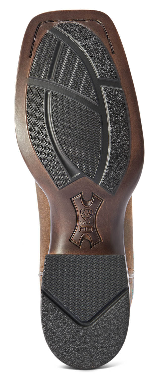 Ariat Womens Odessa StretchFit Western Boot, Fateful Brown