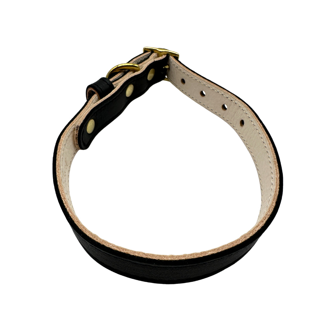 Bonne et Filou – Classic Leather Dog Collar