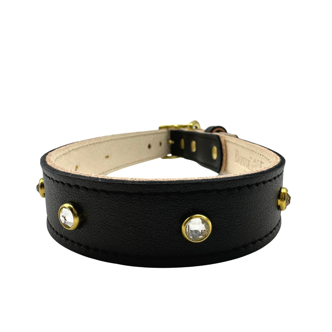 Bonne et Filou – Classic Leather Dog Collar