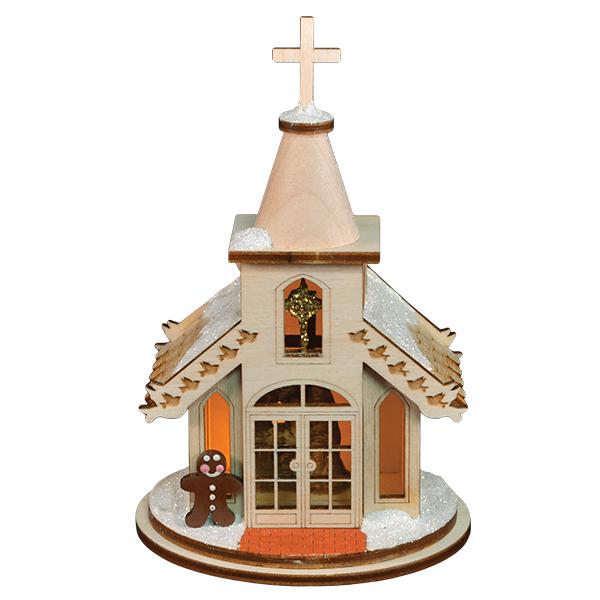 Old World Christmas: Nativity Chapel Christmas Ornament