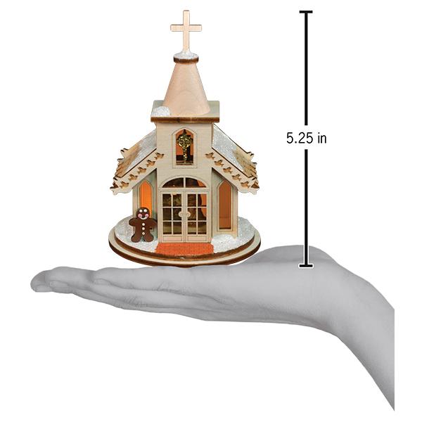 Old World Christmas: Nativity Chapel Christmas Ornament