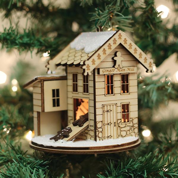 Old World Christmas: Ginger Man Grist Mill Christmas Ornament