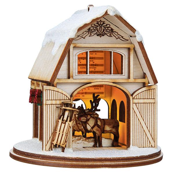 Santas Reindeer Barn
