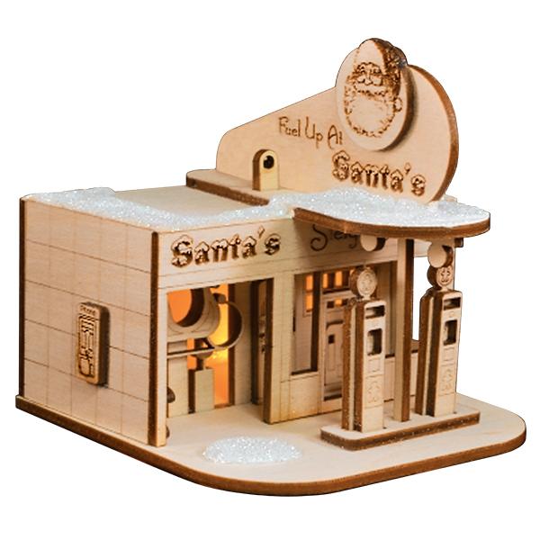 Santas Sleigh Station Ornament