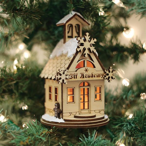 Old World Christmas: Elf Academy Schoolhouse