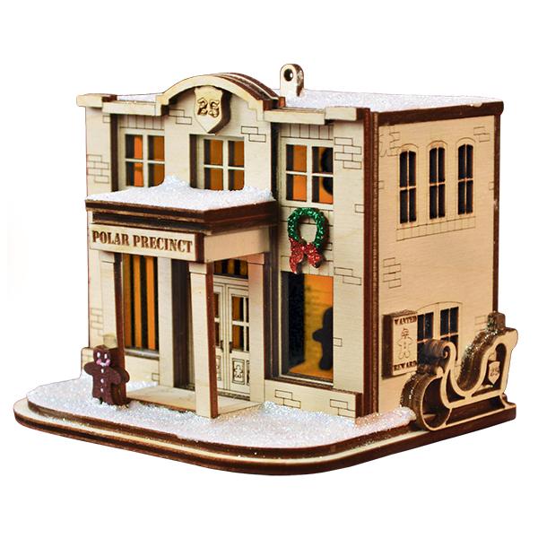 Old World Christmas: Polar Precinct #25 Christmas Ornament