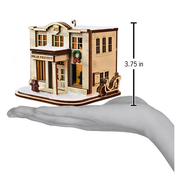 Old World Christmas: Polar Precinct #25 Christmas Ornament