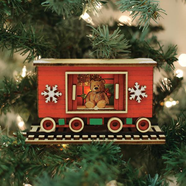 Old World Christmas: Santas NP Express Box Car