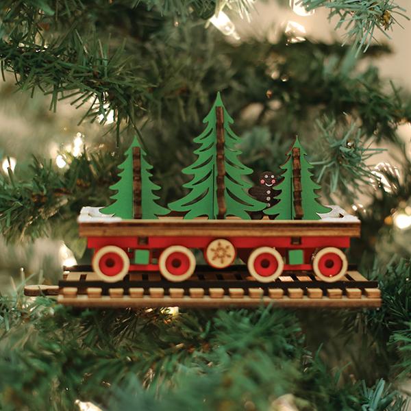 Santas NP Express Flat Car
