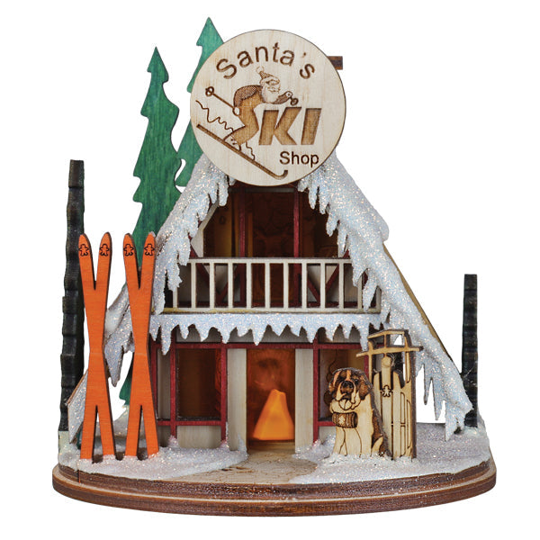 Old World Christmas: Alpine Ski Shop Christmas Ornament
