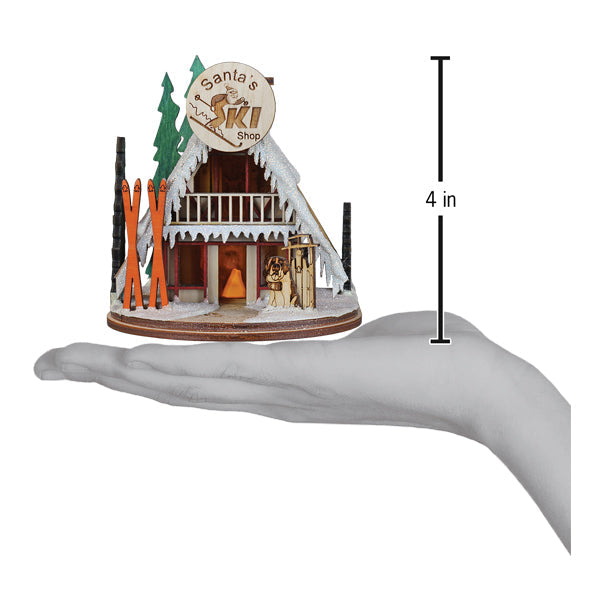 Old World Christmas: Alpine Ski Shop Christmas Ornament