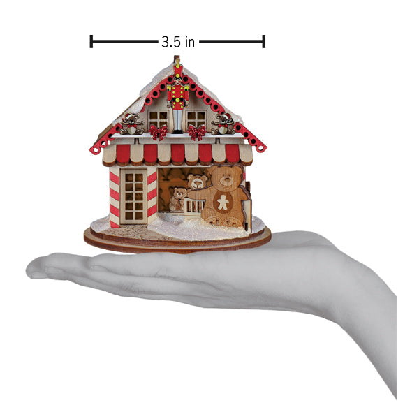 Old World Christmas: Teddy Bear Shop Christmas Ornament