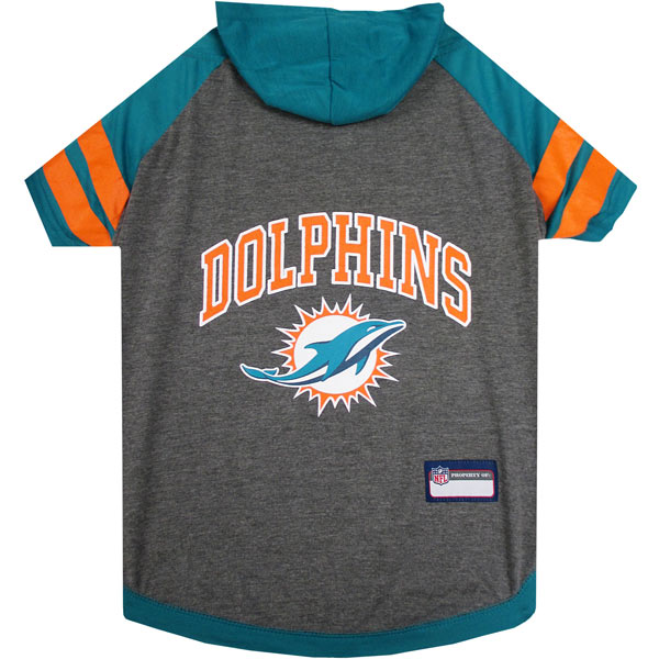 NFL Miami Dolphins Dog Hoodie Shirt