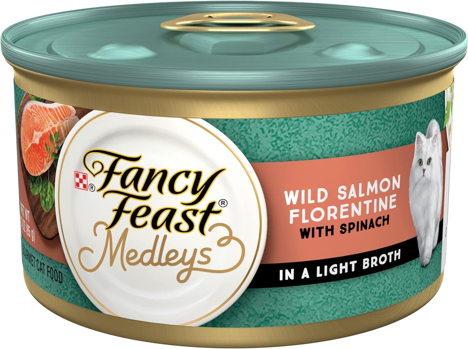 Fancy Feast Medleys Salmon Florentine (3oz)