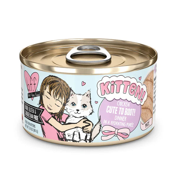 BFF Kitten Cute to Boot Grain Free Chicken Pure Wet Cat Food (2.8oz)