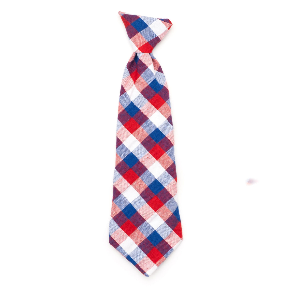 Red/White/Blue Check Neck Tie