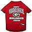 NCAA University of Georgia Bulldogs Dog T-Shirt