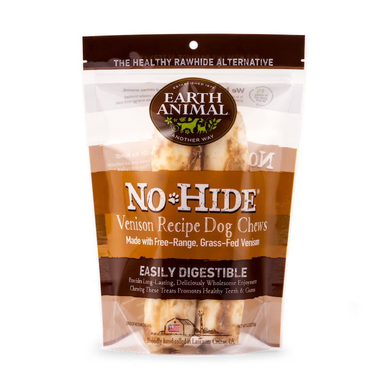 Earth Animal No Hide Medium Venison Dog Rolls (2pk) (4.2oz)
