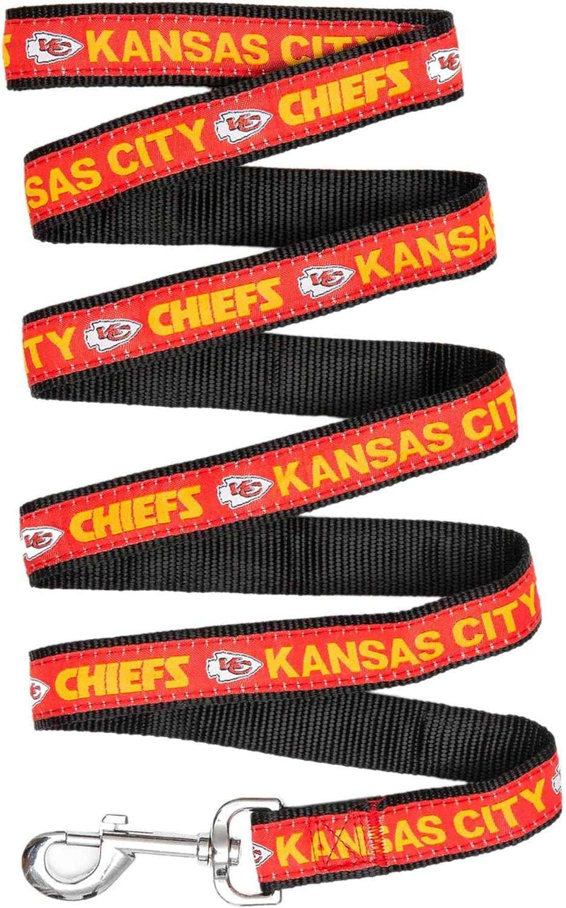 NFL Kansas City Chiefs Woven Dog Leash