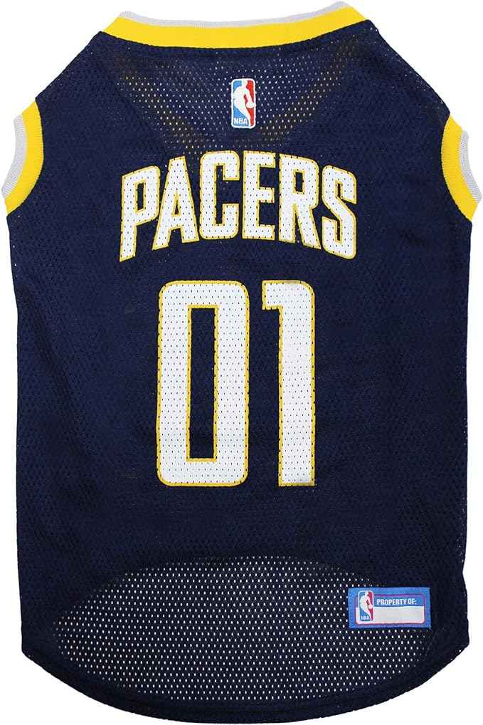 NBA Indiana Pacers Basketball Mesh Pet Jersey