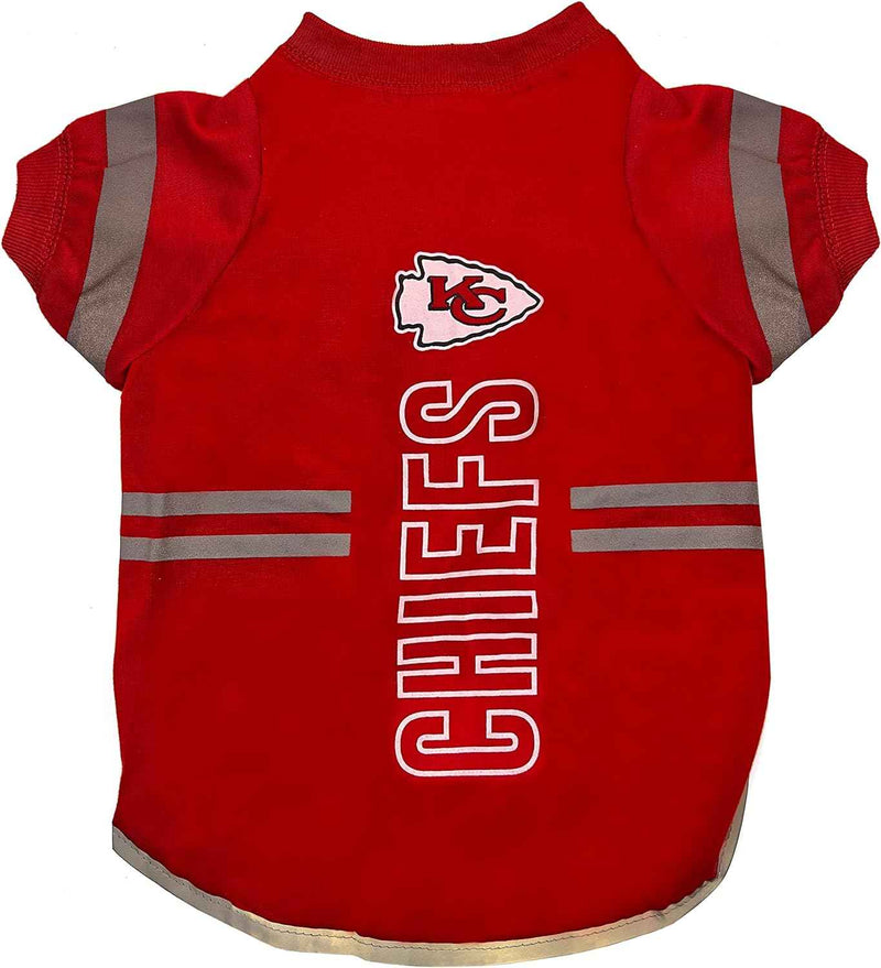 NFL Kansas City Chiefs Reflective Dog T-Shirt