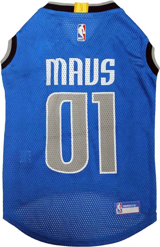 NBA Dallas Mavericks Basketball Mesh Pet Jersey