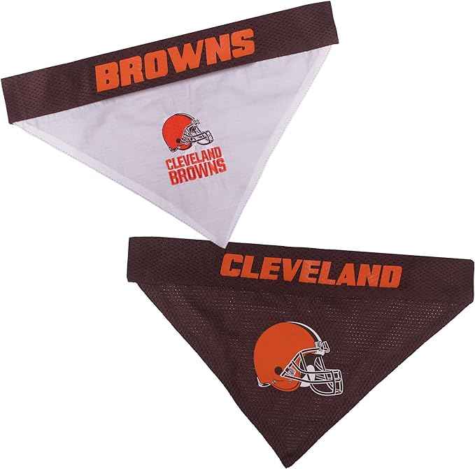 NFL Cleveland Browns Reversible Dog Bandana