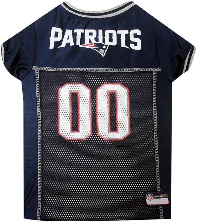 NFL New England Patriots Mesh Pet Jersey