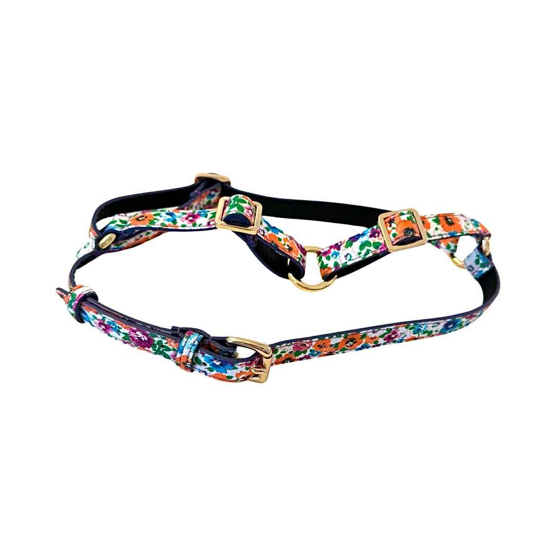 Allysa Payne Poppy & Pansy Italian Leather Luxury Dog Harness