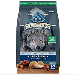 Blue Wilderness Chicken Adult Grain Free Dog Food (4.5lb)