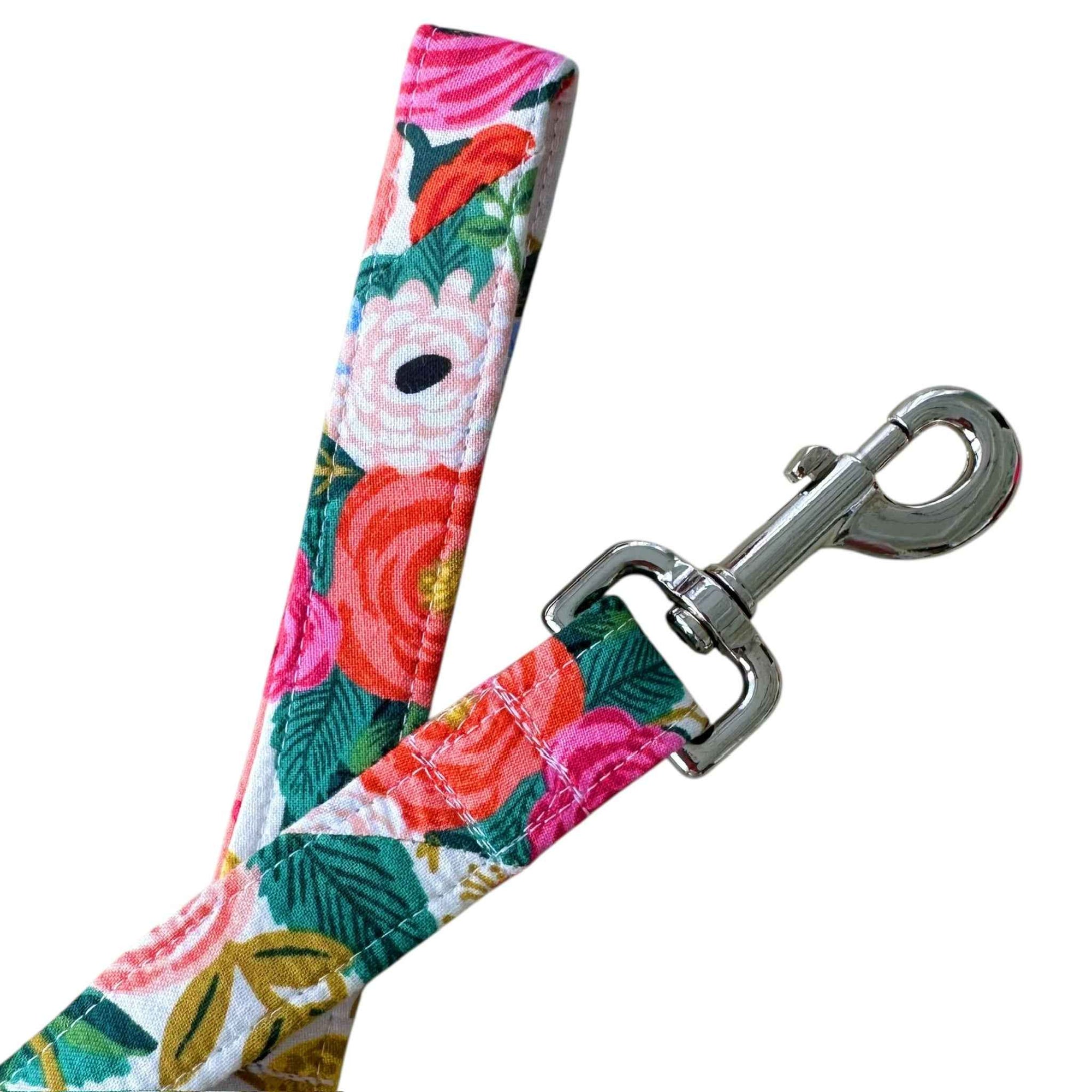 Heads or Tails Pup Floral Burst Dog Leash
