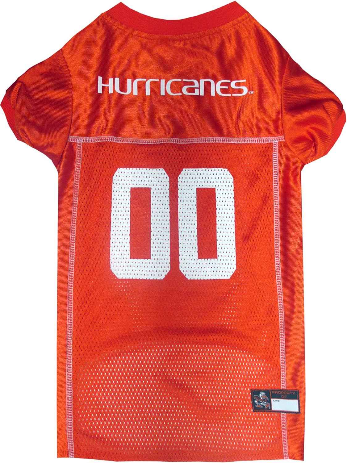 NCAA University of Miami Mesh Pet Jersey
