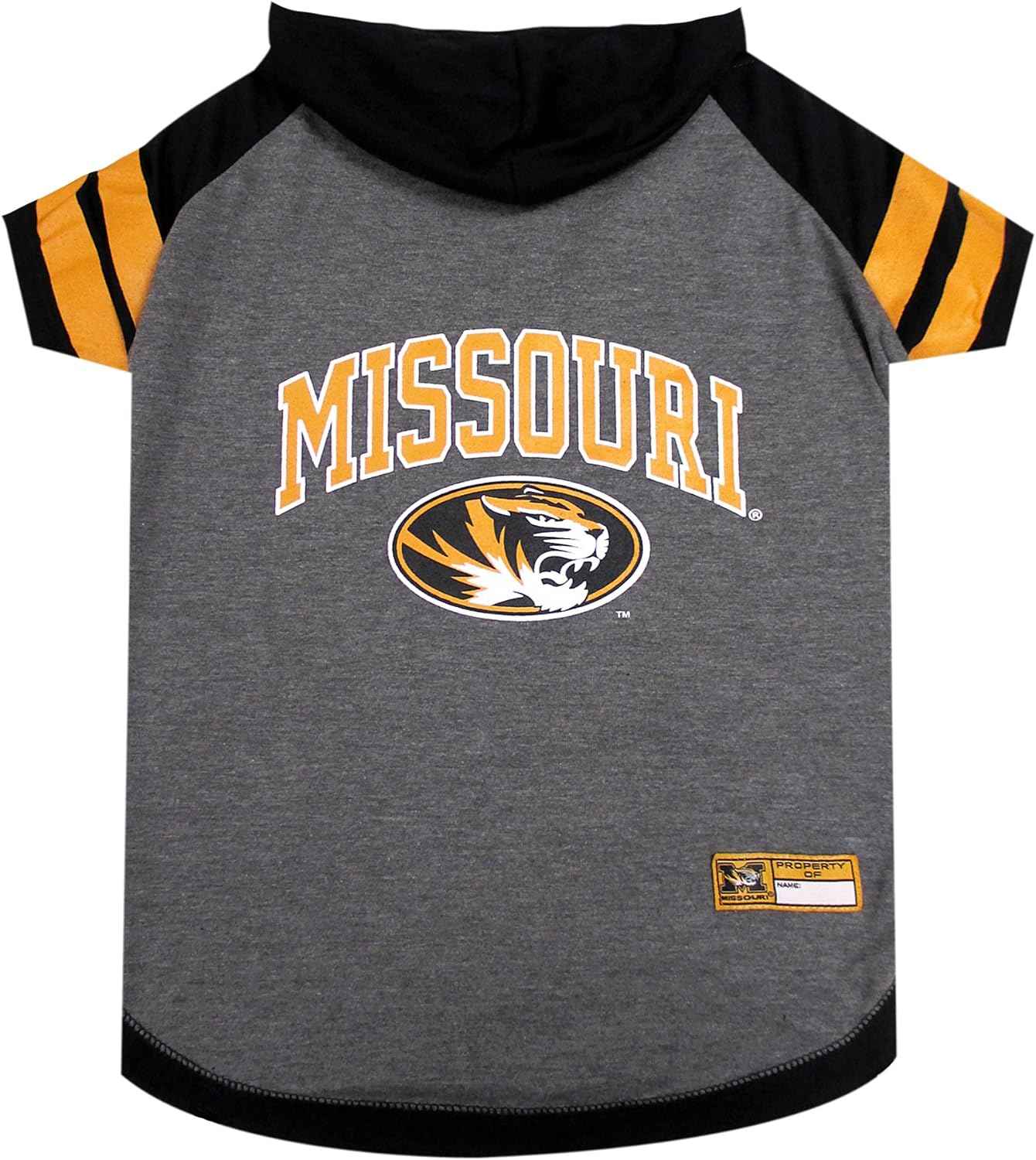 NCAA University of Missouri Tigers Hooded Dog T-Shirt