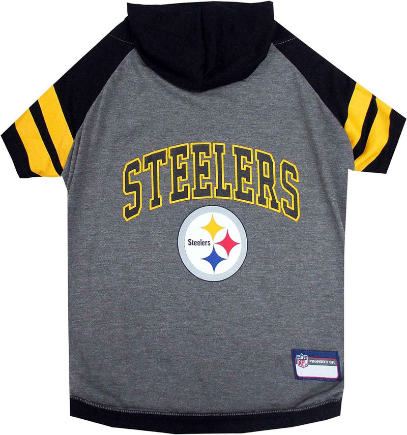 NFL Pittsburgh Steelers Hooded Dog T-Shirt