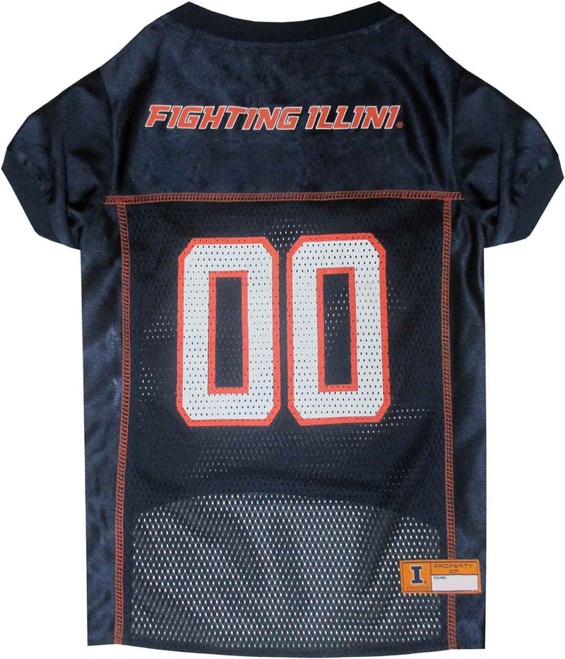 NCAA Illinois Mesh Pet Jersey