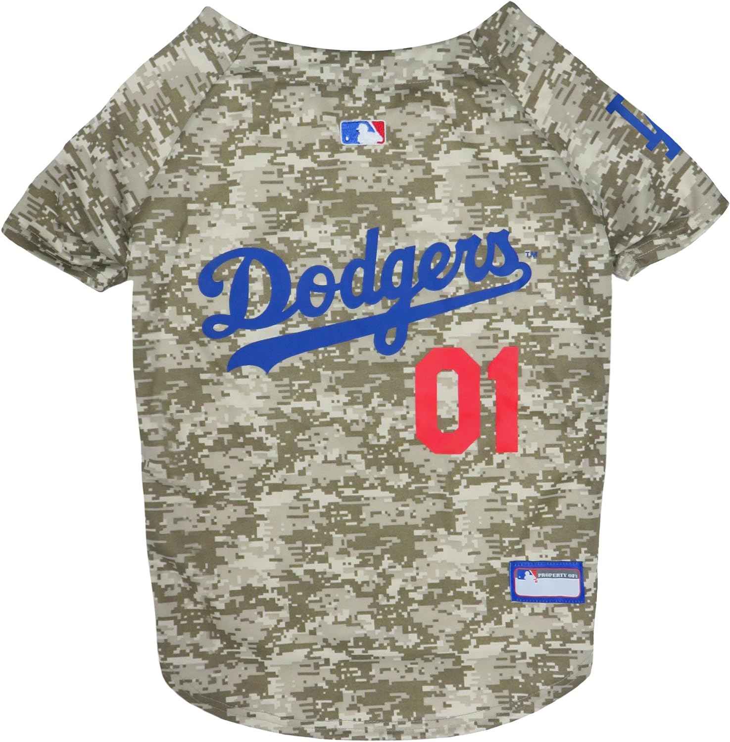 MLB Los Angeles Dodgers Camo Mesh Pet Jersey