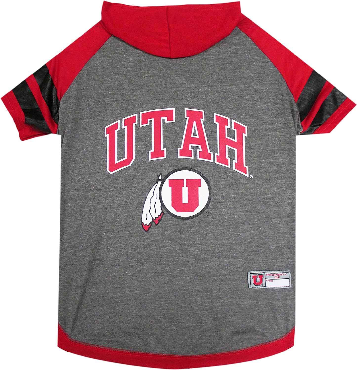NCAA University of Utah Utes Hooded Dog T-Shirt