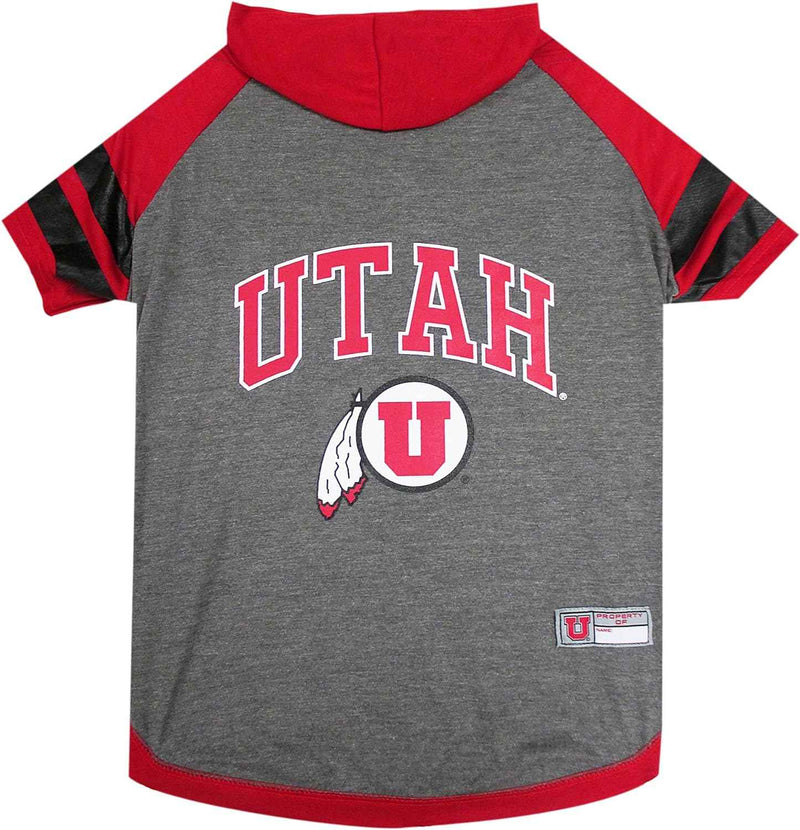 NCAA University of Utah Utes Hooded Dog T-Shirt