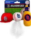 St Louis Cardinals 3 Pc Cat Nip Toy Set